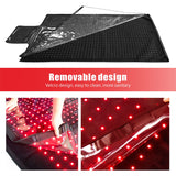 Sacco a Pelo per Terapia della Luce Rossa 200*240cm, 2184 LED 660nm+850nm, Fototerapia a Infrarossi per Modellamento del Corpo, Sollievo dal Dolore e Miglioramento del Sonno