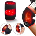Fascia per Ginocchio a Luce Rossa 56 LED Senza Fili con Batteria 3000mAh – Allevia Artrite e Dolori Muscolari