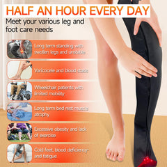 Stivali per fototerapia a luce rossa e infrarossa a 528 LED di qualità medica per gambe e piedi