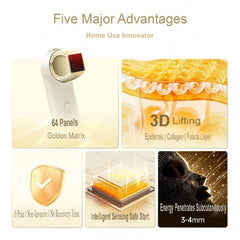 FREYARA UC - FacialFirming 2.0 Strumento di Bellezza Non Invasivo i3 RF Ultrasonic Cannon Collagen Booster, Attivazione Profonda del Collagene & Soluzione Anti-Aging Completa