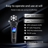 HIFU - FacialDefy 2.0, Dispositivo HIFU Portatile 4 in 1 a Ultrasuoni Microfocalizzati, Potenza Potenziata, Lifting Più Rapido, Risultati Visibili