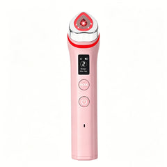 Dispositivo Viso 6 in 1 EMS LED ed Elettroporazione per Lifting, Rughe, Acne e Assorbimento Sieri