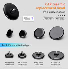 Set 8 Testine per M18 e M42 448 kHz con 4 Testine in Ceramica e 4 in Metallo