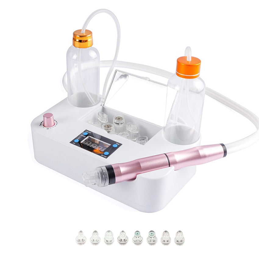 FREYARA HOBA - FacialClean 1.0 Plus, Dispositivo per la Pulizia Profonda dei Pori con Tecnologia a Vuoto, Funzione di Spruzzo d'Acqua e Hydrojet, Sistema 8-in-1 di Cura della Pelle all'Ossigeno