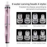 FREYARA HOBA - FacialClean 1.0 Plus, Dispositivo per la Pulizia Profonda dei Pori con Tecnologia a Vuoto, Funzione di Spruzzo d'Acqua e Hydrojet, Sistema 8-in-1 di Cura della Pelle all'Ossigeno