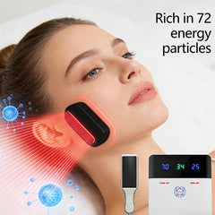 Dispositivo professionale portatile a infrarossi lontani con 72 minerali – Terapia termica per sollievo dal dolore, ringiovanimento della pelle, detox e rilassamento muscolare