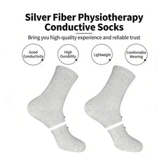 Calze a Compressione EMS con Ioni d’Argento e Micro Elettrostimolazione – Massaggiatore Piedi per Circolazione e Recupero Muscolare