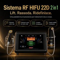 HIFU FacialDefy 6.0 FREYARA – Macchina HIFU e RF Professionale 2 in 1 per Rassodamento Cutaneo, Lifting Viso e Rimodellamento Corpo