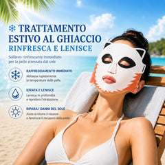 Maschera in Silicona con Terapia LED a 4 Colori e Freddo: La Maschera Ultimativa con 276 Perle LED per la Cura della Pelle e l'Anti-Aging