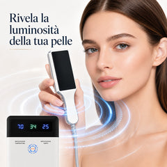Dispositivo professionale portatile a infrarossi lontani con 72 minerali – Terapia termica per sollievo dal dolore, ringiovanimento della pelle, detox e rilassamento muscolare
