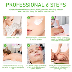 40K Macchina per Cavitazione RF 3in1, Dispositivo Dimagrante per la Scultura del Corpo, 3 Testine Massaggianti per Grasso Addominale, Vita, Braccia, Gambe, Glutei