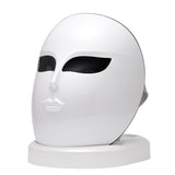 Maschera LED con 3 Colori, 1200 Perle di Luce, Strumento di Bellezza con Fototerapia a Luce, Ricaricabile tramite USB