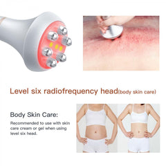 Sistema 6in1 80K RF Ultrasuoni Vakuum Cavitazione per Modellamento Corpo e Bruciagrassi, con Pad Lipolaser