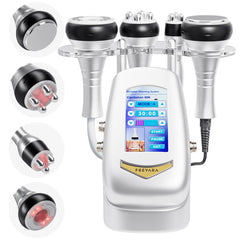 4in1 40K Radiofrequenza Ultrasuoni Cavitazione Macchina, Bruciare Grasso, Apparecchio Dimagrante del Corpo per Viso, Braccio, Vita, Pancia, Gamba