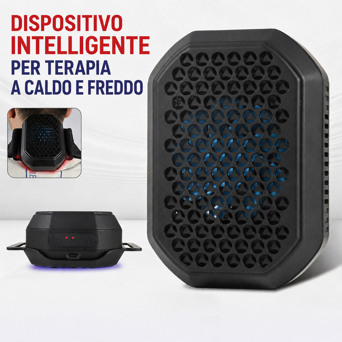 Dispositivo Portatile Caldo/Freddo per Dolori Muscolari e Articolari, Gonfiore e Recupero
