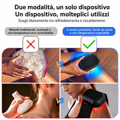 Dispositivo Portatile Caldo/Freddo per Dolori Muscolari e Articolari, Gonfiore e Recupero