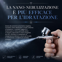 Dispositivo di microdermoabrasione al diamante per peeling del viso, lifting della pelle, rassodamento delle rughe, con spruzzo d'acqua