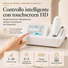 LASER Epilazione 808 – Laser Professionale 80W con Raffreddamento Ice-Cool, Lunghezza d’Onda 808 nm Oro, Indolore & Permanente