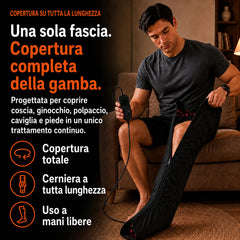 Stivali per fototerapia a luce rossa e infrarossa a 528 LED di qualità medica per gambe e piedi