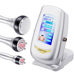3in1 40K Macchina per Cavitazione RF, Dispositivo Dimagrante per la Scultura del Corpo, 3 Testine Massaggianti per Grasso Addominale, Vita, Braccia, Gambe, Glutei
