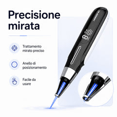LASER FacialPure LS006 – Penna Laser a Picosecondi Wireless per Uso Domestico, Ideale per Rimuovere Lentiggini, Tatuaggi, Macchie Scure e Schiarire la Pigmentazione