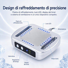 FREYARA Dispositivo Portatile per Criolipolisi a Freddo, Rimodellamento Corpo e Riduzione del Grasso Localizzato