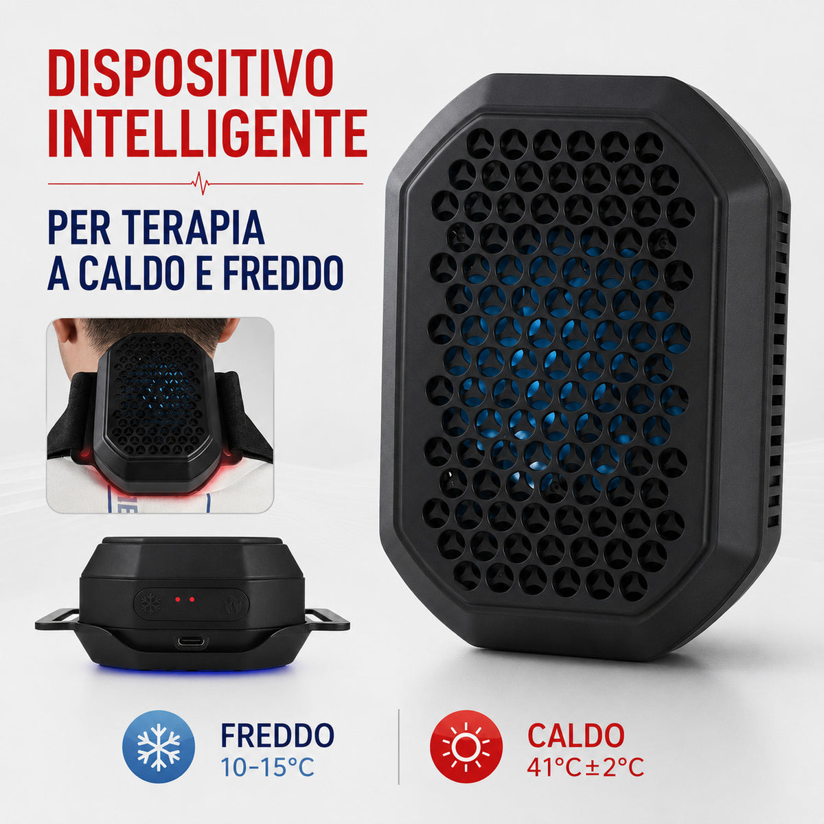Dispositivo Portatile Caldo/Freddo per Dolori Muscolari e Articolari, Gonfiore e Recupero