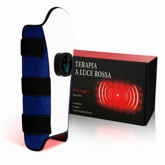 78 LED Fascia Wireless per Polpaccio con Terapia a Luce Rossa e Infrarossa e Vibrazione, per Sollievo Muscolare, Recupero Muscolare e Benessere delle Gambe