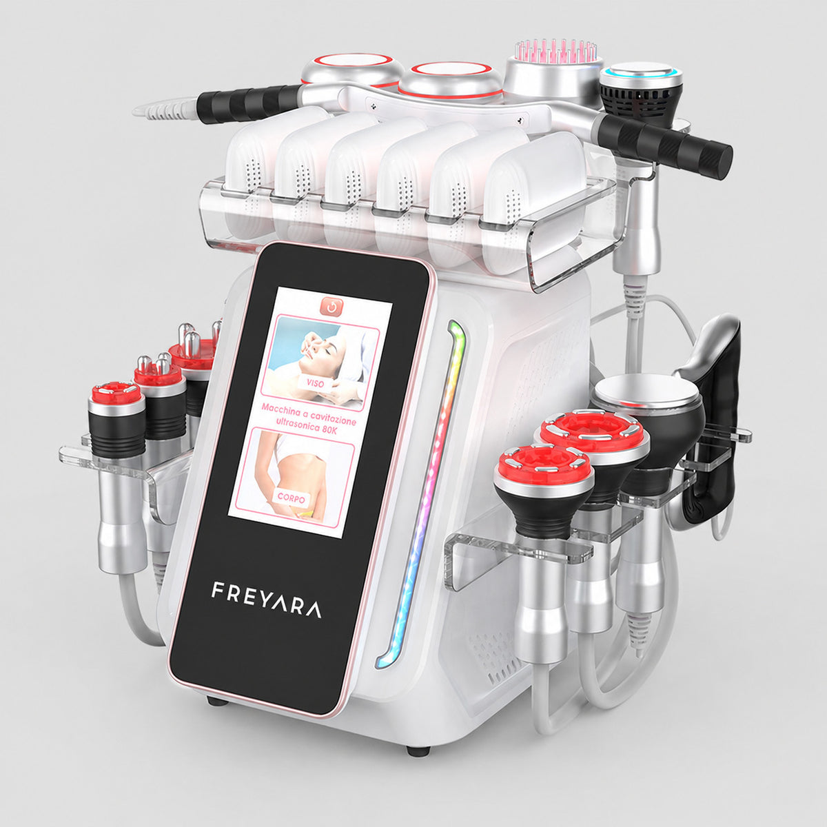 80K 13in1 Macchina per Cavitazione Radiofrequenza, Sistema Dimagrante Corpo Professionale ad Ultrasuoni, Massaggiatore Anticellulite per Salone SPA