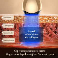 FREYARA UC - FacialFirming 1.0 Golden Glow Dispositivo Bellezza Rafforzatore di Collagene, per Pelle più Soda e Meno Rughe