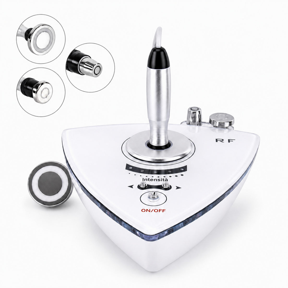 Mini 3in1 RF Dispositivo di bellezza Ringiovanimento Lifting Rimozione delle rughe Rassodamento della pelle per viso e occhi