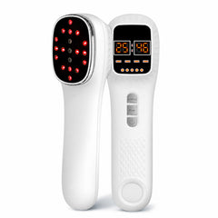 Dispositivo Portatile Wireless per Laserterapia 650 nm + 808 nm a Doppia Lunghezza d’Onda, Laser Palmare per Sollievo da Dolori Articolari, Muscolari e dei Tessuti Profondi