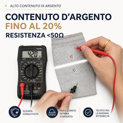Tutore per Gomito EMS a Ioni d’Argento – Dispositivo Micro Elettrostimolante per Stimolazione Muscolare e Recupero Articolare a Casa