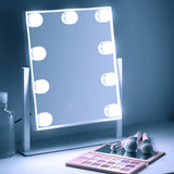 Hollywood Specchio per il Trucco con 9 Lampadine LED