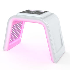 Macchina per la Cura del Viso con Terapia della Luce LED a 6 Colori e Modalità Ciclo di Colori, 178 Perline Luminose, Strumento di Bellezza con Luce PDT